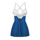 Wrap-Front V-Neck Tummy Control One-Piece Swimsuit