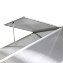 Breeins Aluminium Hobby Greenhouse with Base and Window Opening