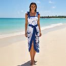 Tummy Control Swimsuit with Cover Up Skirt