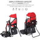 HOMCOM Baby Carrier Backpack - Red