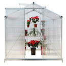 Breeins Aluminium Hobby Greenhouse with Base and Window Opening