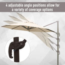 Outsunny Cantilever Parasol 3m - Beige