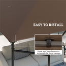 Outsunny 3 x 3(m) Gazebo Canopy Replacement Cover with Drain Holes