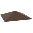 Outsunny 3 x 3(m) Gazebo Canopy Replacement Cover with Drain Holes