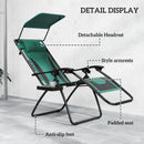 Outsunny Zero Gravity Lounger Chair, Folding Reclining Chair