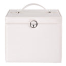 Sheonly Large Multi Tier Faux Leather Jewellery Storage Box with Handle