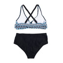 Women Two Piece V-Neckline Bikini Swimsuit