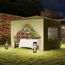 Outsunny 3 x 3(m) UPF50+ Pop Up Gazebo with Sides and Carry Bag