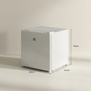 HOMCOM 46L Counter Top Fridge Mini Fridge with Lock Chiller Box