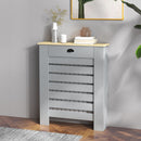 HOMCOM Radiator Cover with Drawer, Horizontal Slat