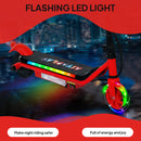 AIYAPLAY Electric Scooter for 6-14 with Dual Brakes & Colourful Light