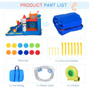 Outsunny Bouncy Castle Space Design