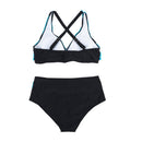 Women Two Piece V-Neckline Bikini Swimsuit
