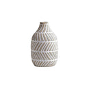 Lifeideas Artistic Distressed Ceramic Flower Vase