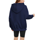 Long Sleeve Hooded Sweatshirt - Navy