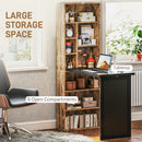 HOMCOM Convertible Desk with Blackboard Multi-function Workstation