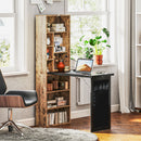 HOMCOM Convertible Desk with Blackboard Multi-function Workstation