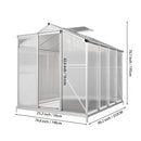 Breeins Backyard Greenhouse with Roof Vent
