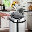 Morphy Richards Square Sensor Bin 50L  - Steel