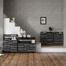 HOMCOM Bedroom Chest of Drawers 4 Drawer Dresser w/ Shelf