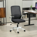 HOMCOM Mesh Desk Chair with Tilt Function, Lumbar Support