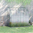 Outsunny Greenhouse Lean To 214x118x212cm - Clear