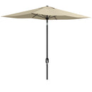 Outsunny 2 x 3(m) Garden Parasol Rectangular Market Umbrella w/ Crank White