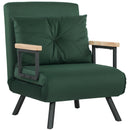 HOMCOM Click Clack Single Chair Bed Settee For Living Room