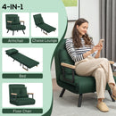 HOMCOM Click Clack Single Chair Bed Settee For Living Room