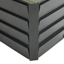 Breeins Outdoor Metal L-Shaped Raised Garden Bed