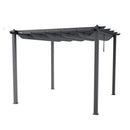 Garden Sanctuary Aluminum Patio Pergola with Canopy
