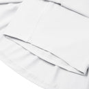 High Waisted Pleated Tennis Skirt With Pockets - White