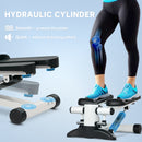 SPORTNOW Mini Stepper Machine with LCD Monitor and Non-Slip Pedals