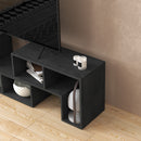 HOMCOM TV Unit for TVs up to 75 Inches, Free Combination TV Stand