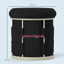 SPORTNOW Ice Bath Tub Outdoor, 210L Portable Cold Water Therapy Tub, Black
