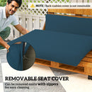 Outsunny 2 Seat Pallet Cushions 20cm Thick Outdoor Seat Pads