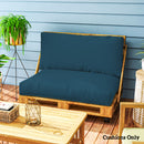 Outsunny 2 Seat Pallet Cushions 20cm Thick Outdoor Seat Pads