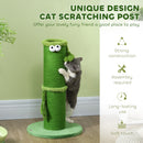 PawHut Cat Scratching Post for Indoor Cats with Sisal Rope Cover, Large Base