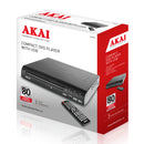 Akai Compact DVD Player with USB  - Black