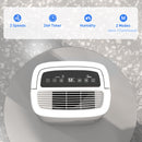 HOMCOM 20L/Day Dehumidifier With Continuous Drainage, 5L Water Tank, Timer