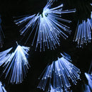 HOMCOM Fibre Optic Christmas Tree with Star Topper 5ft