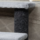 PawHut Pet Stairs with 4-step Stair, Scratching Posts, Platforms, Toy Ball