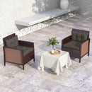 Outsunny 2pc Outdoor Seat Cushion for Patio Furniture, Charcoal Grey