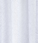 Aries - Eyelet Voile Curtain Panel in White