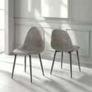 ATHENS DINING CHAIR (X2 PER BOX) - GREY PU