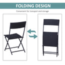 Outsunny  Rattan Bistro Set  - Black