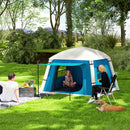Outsunny Inflatable Camping Tent, Easy Setup 2 Man Tent