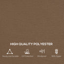 Outsunny 3 X 4(m) Universal Gazebo Replacement Sidewall Set, 4 Panels, Brown