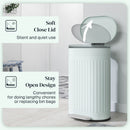 HOMCOM 30L Pedal Bin, Metal Kitchen Bin with Soft-close Lid