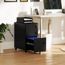 Vinsetto Lockable Mobile Filing Cabinet w/ 3 Drawers 30 x 43.5 x 60 cm